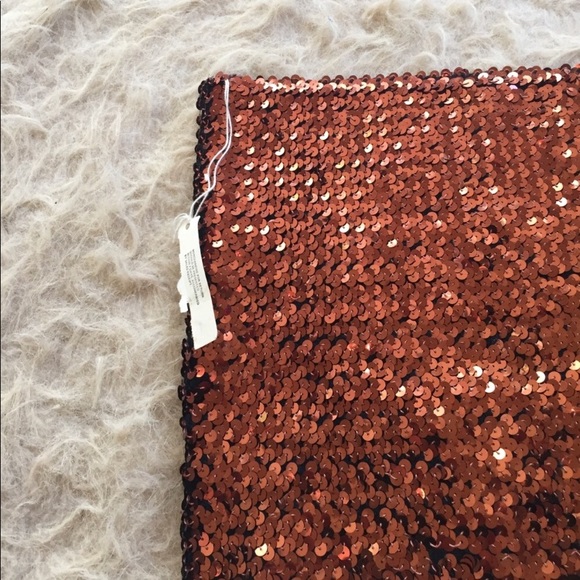 Copper sequins tube top - Picture 5 of 6